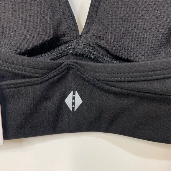 Tavi Noir Studio Sports Bra Women XS Extra Small Ebony Padded Low Impact Support - Picture 8 of 14